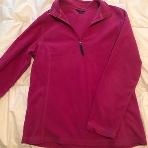 Fleece pullover sweater